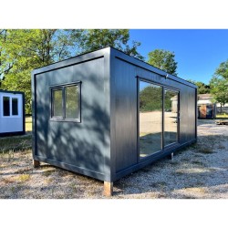 Nuevo bungalow modular en contenedor 2,6x6m