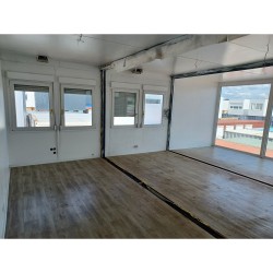 Contenedor De Oficina Comercial (45m2) Trio Set - Ventanas Grandes