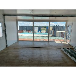 Contenedor De Oficina Comercial (45m2) Trio Set - Ventanas Grandes