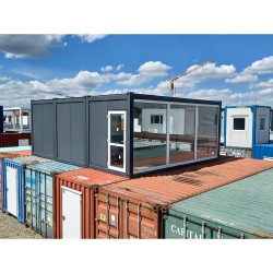 Contenedor De Oficina Comercial (45m2) Trio Set - Ventanas Grandes