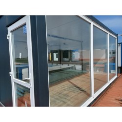 Contenedor De Oficina Comercial (45m2) Trio Set - Ventanas Grandes