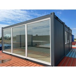 Contenedor De Oficina Comercial (45m2) Trio Set - Ventanas Grandes