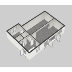Un Edificio De Láminas - Edificio Comercial Y De Oficinas - 6 Instalaciones - 63m2