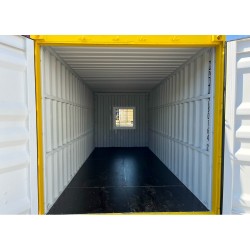 Contenedor de 20' con modificación ventana con rejilla