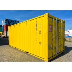 Contenedor de 20' con modificación ventana con rejilla