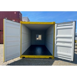 Contenedor de 20' con modificación ventana con rejilla